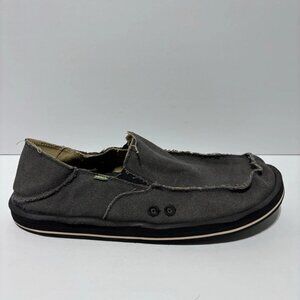 Sanuk Men’s Vagabond ST Hemp Slip-On Shoes, Size 14 M
